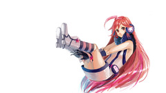 Striped legwear vocaloid SF-A2