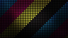 Stripes abstract multicolor dots