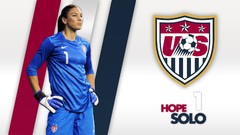Stripes goalkeeper hope solo USWNT US Soccer