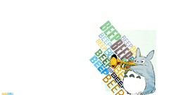 studio ghibli My Neighbor Totoro fantasy art white background