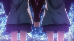 Studio school uniforms yuru yuri yuuki tatsuya holding hands