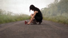 Style Butterflies woman HDR Photography