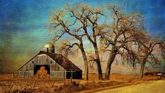 Style Landscapes paintings roads