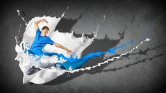 Style modern dancing dancers