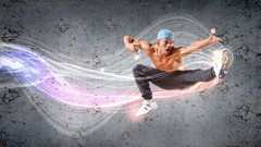 Style modern dancing dancers