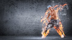 Style modern dancing dancers