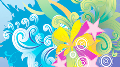 Style Stuff Flowers abstract vector Art