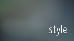 Style text Typography blue background minimalistic Simple 