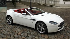 Style white cars roadster Aston Martin aston martin v8 vantage