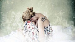 Style woman blondes tattoos