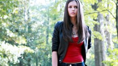 Style woman Nina Dobrev timber Actress models