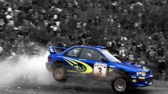 Subaru impreza rally cars