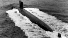 Submarine grayscale USS Narhwal
