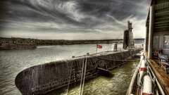 Submarine Turkey Istanbul HDR