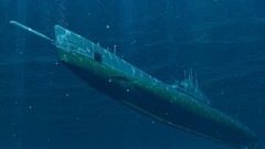 Submarine underwater