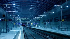 Subway train stations