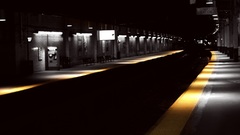 Subway train stations