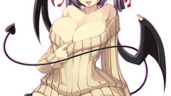 Succubus Simple Background anime