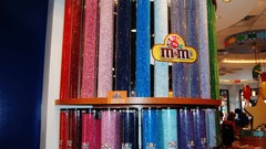 Sugar colors sweets (candies) M and Ms