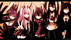 Suit anime girls reiuji utsuho touhou animal ears shameimaru 