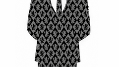 Suit argyle pattern