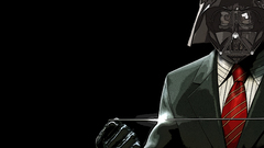 Suit Darth Vader tie