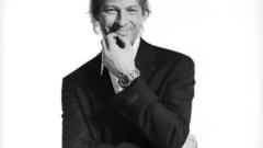 Suit Men grayscale smiling