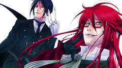 Suit redheads glasses kuroshitsuji