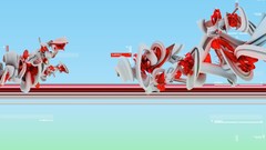 Summer abstract colors artwork