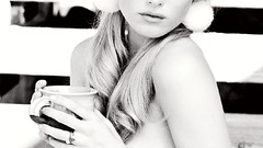 Summer black and white woman spring monochrome models elsa hosk