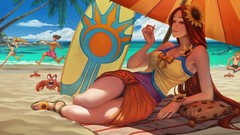 Summer LOL Skins Beaches League of Legends Leona Taric Ezreal 
