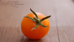 Summer orange tomatoes