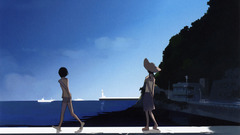 Summer sea shorelines children