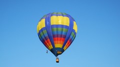 Summer skies hot air balloons