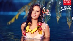 Summer woman bench asians models Filipino