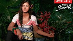 Summer woman bench asians models Filipino