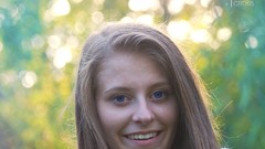 Summer woman young bokeh smiling long hair portraits brownies 