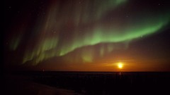 Sun aurora borealis national