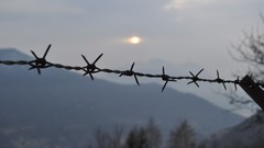 Sun barbed wire