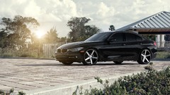 Sun black cars BMW houses sports cars BMW 3 Series BMW F30