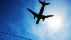 Sun blue Aircraft air airplanes skies