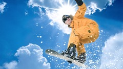 Sun blue clouds sunlight skyscapes