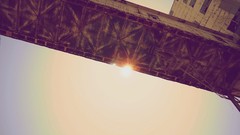 Sun construction architecture halo industrial plants