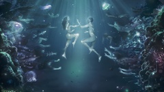 Sun crowd couple Whales