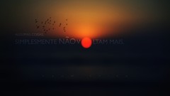 Sun dark light Birds reflections message Photo manipulation