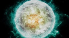 Sun design abstract planets mass effect artwork video games