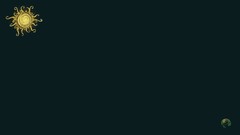 Sun Earth minimalistic