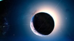 Sun eclipse galaxies outer space