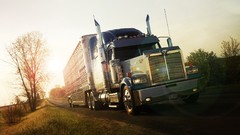 Sun lens flare trucks