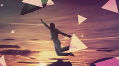 Sun Men light triangles